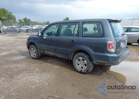 2006 Honda Pilot Lx from USA, damaged, VIN 2HKYF18136H512951